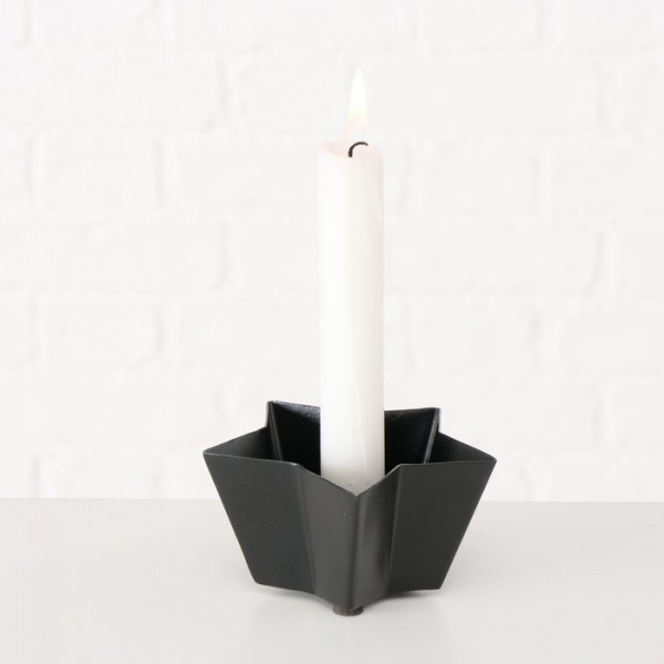 Kerzenleuchter Askella schwarz 5cm