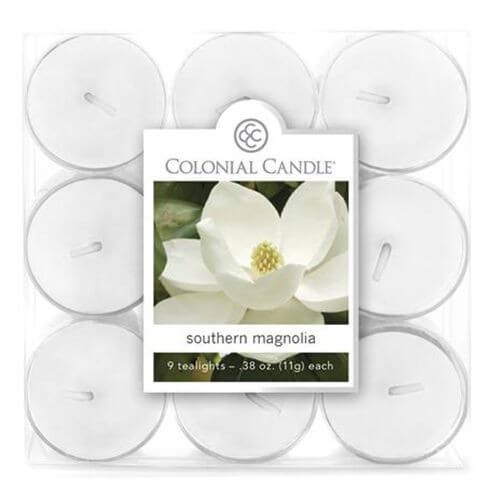Colonial Candle Southern Magnolia 9 Teelichte