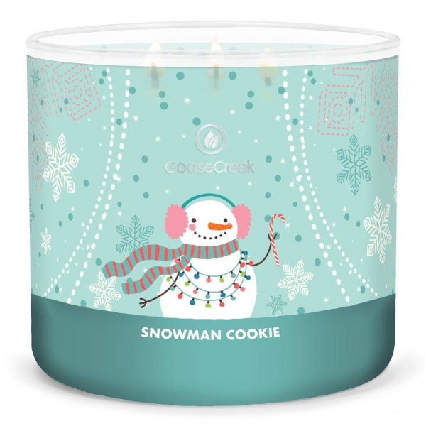 Snowman Cookie 411g (3-Docht)