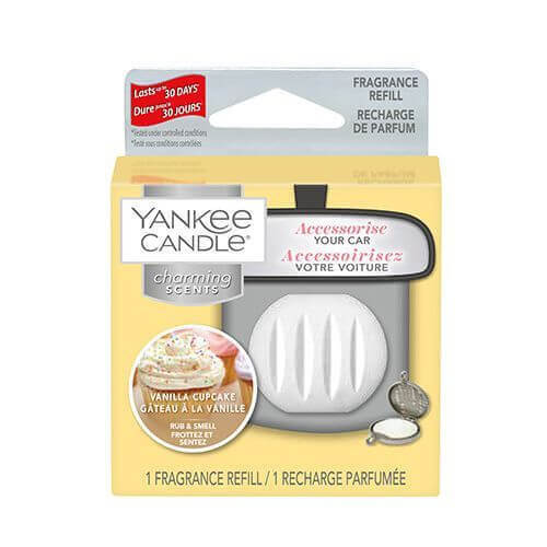 Yankee Candle Car Charming Scents Autoduft-Set mit Clean  Cotton-Nachfüllung, 1 Stück