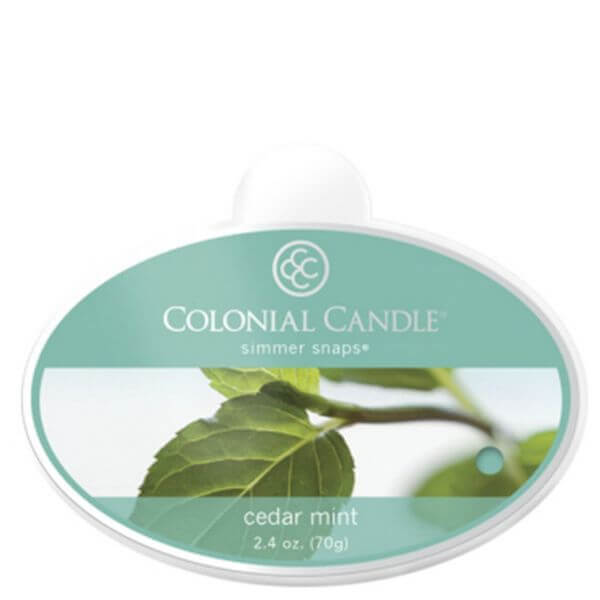 Colonial Candle Cedar Mint Simmer Snaps 70g