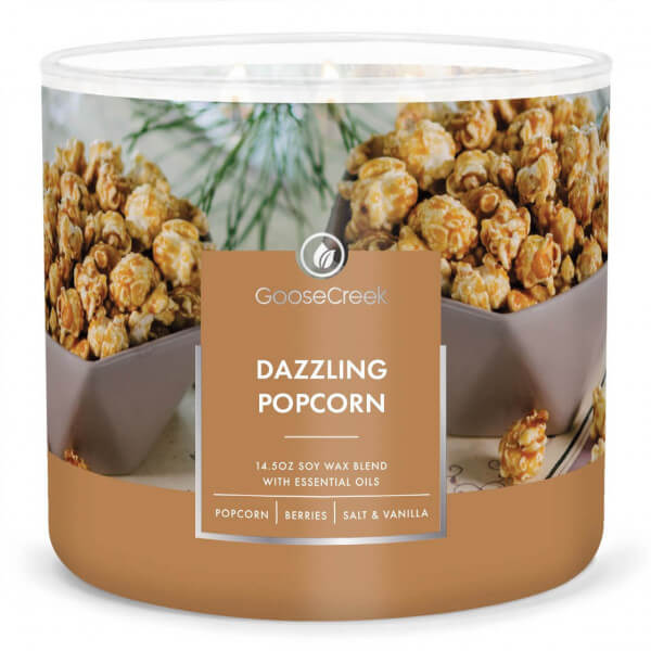 Dazzling Popcorn 411g (3-Docht)
