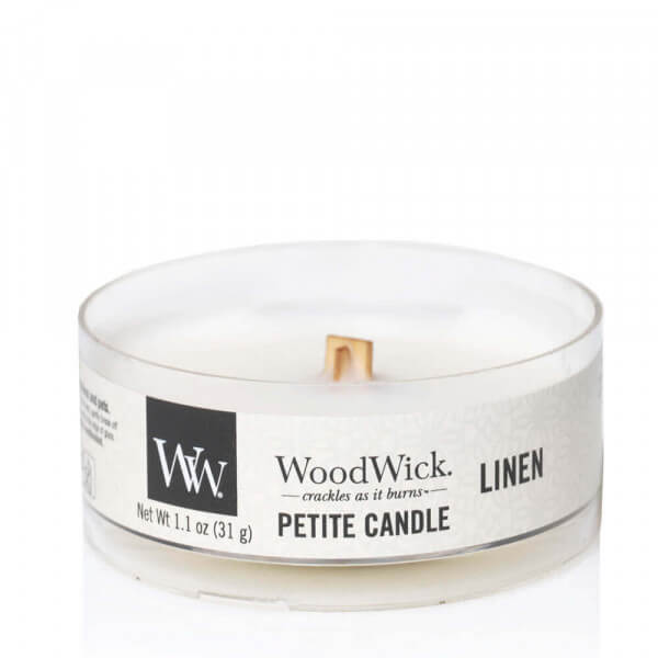 Linen Petite Candle 31g von Woodwick