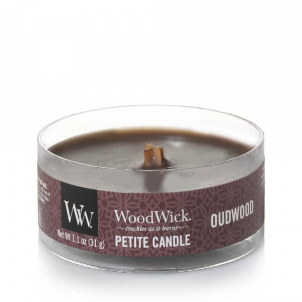 Oudwood Petite Candle 31g von Woodwick