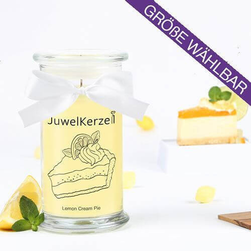 JuwelKerze Lemon Cream Pie (Halskette mit Anhänger) 380g