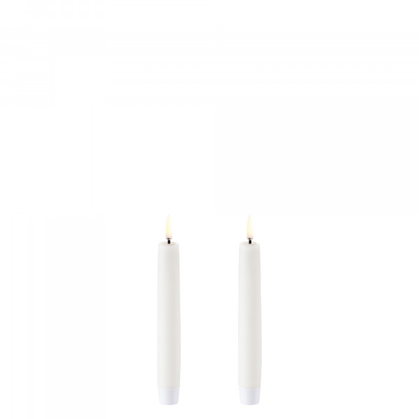 Uyuni LED Tafelkerze 15cm nordic white 2 Stück