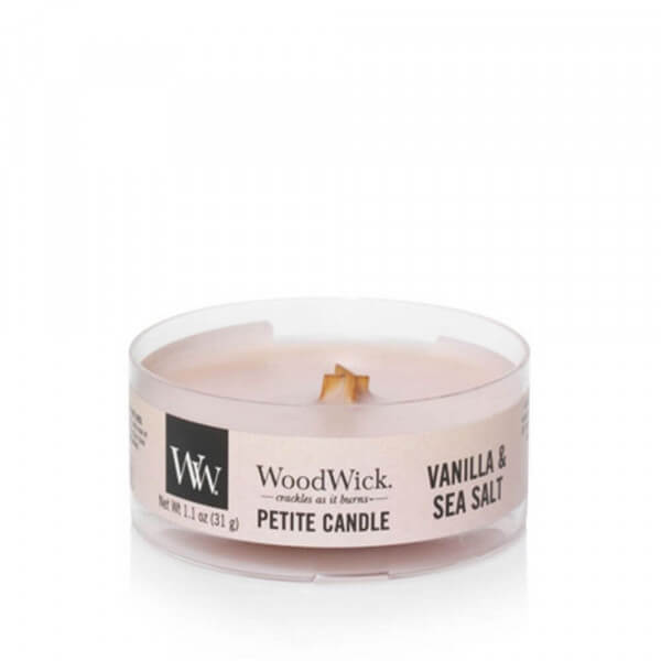 Vanilla & Sea Salt Petite Candle 31g von Woodwick