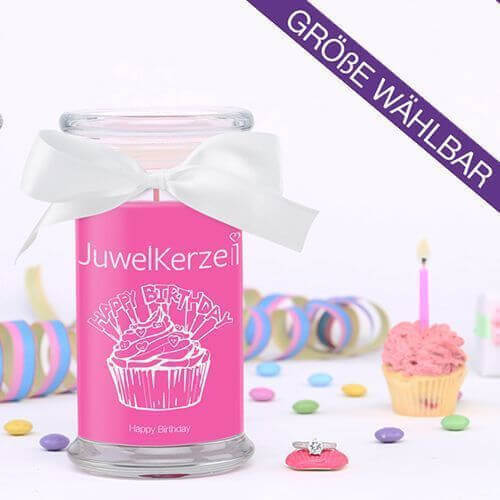 JuwelKerze Happy Birthday (Ring) 380g