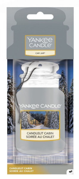 Car Jar Candlelit Cabin