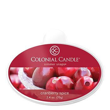 Colonial Candle Cranberry Spice Simmer Snaps 70g