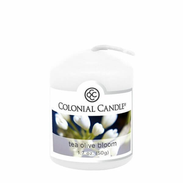 Colonial Candle Tea Olive Bloom Votivkerze 50g