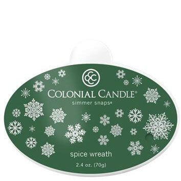 Colonial Candle Spice Wreath Simmer Snaps