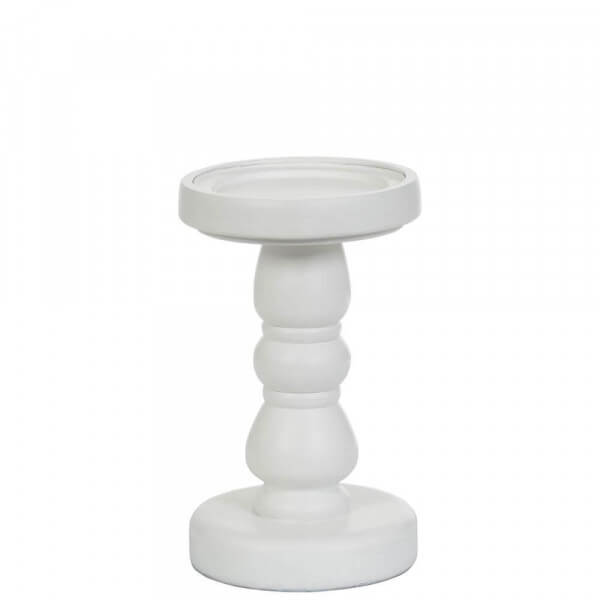 Yankee Candle White Wood Candle Stands mittel