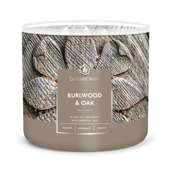 Burlwood & Oak 411g (3-Docht)