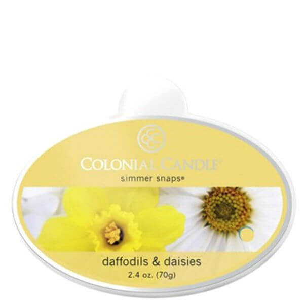 Colonial Candle Daffodils &amp; Daisies Simmer Snaps 70g