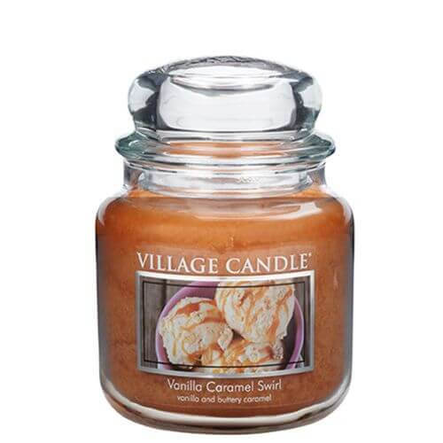 Village Candle Vanilla Caramel Swirl 453g
