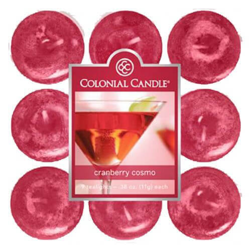 Colonial Candle Cranberry Cosmo 9 Teelichte 