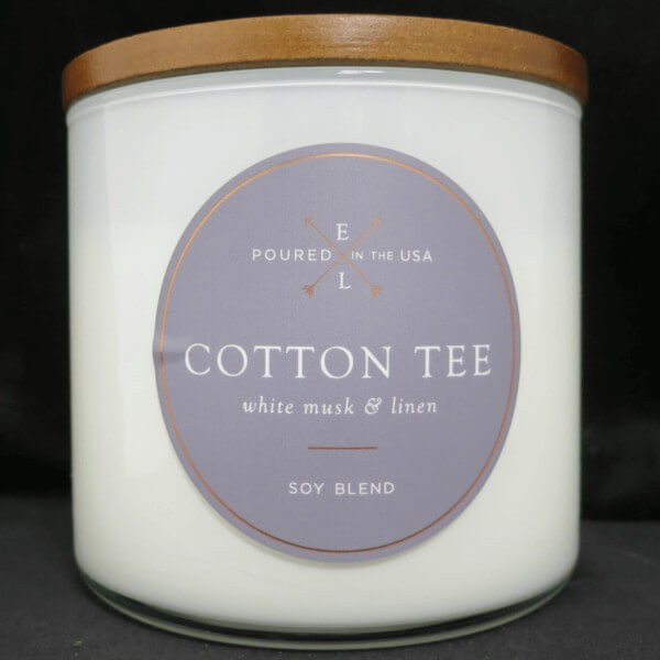 Duftkerze Holzdocht White Cotton - 368g