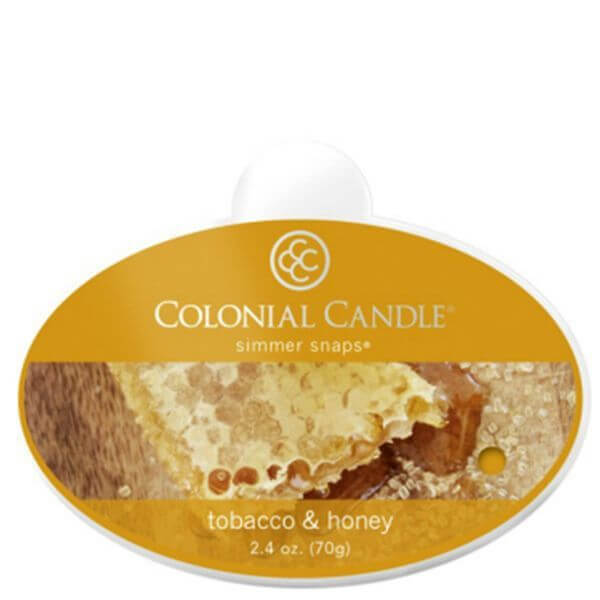 Colonial Candle Tobacco &amp; Honey Simmer Snaps 70g