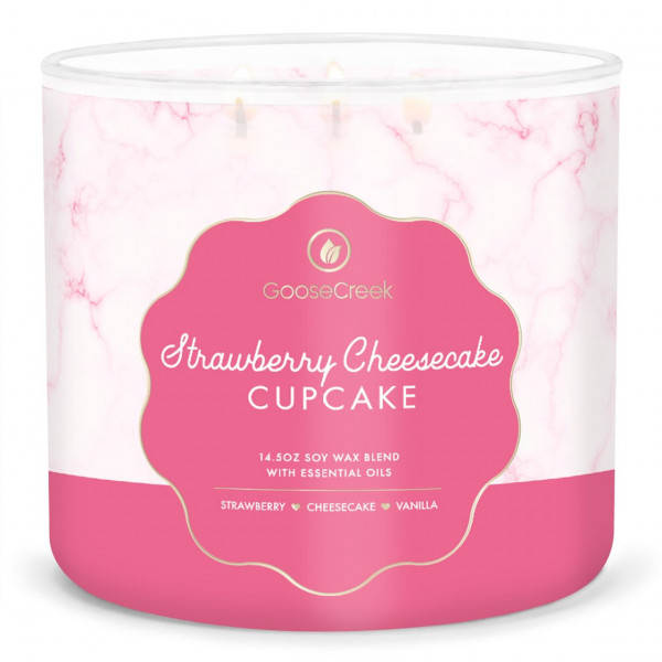 Strawberry Cheesecake Cupcake 411g (3-Docht)