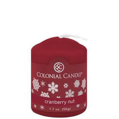 Colonial Candle Cranberry Nut Votivkerze 50g