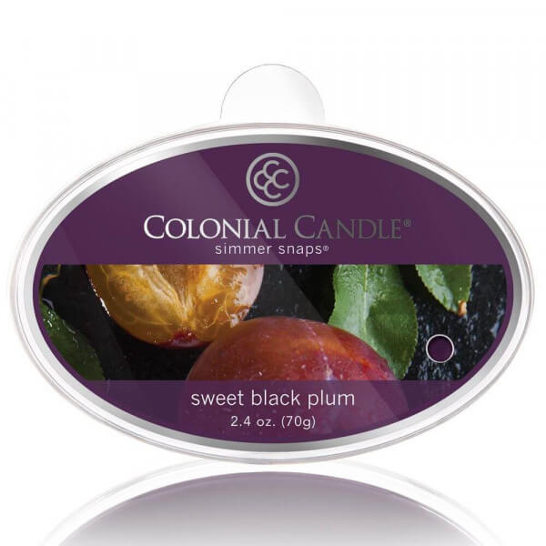 Colonial Candle - Black Plum Simmer Snap 70g