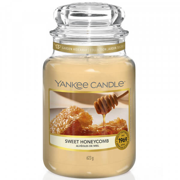 Sweet Honeycomb 623g großes Glas von Yankee Candle