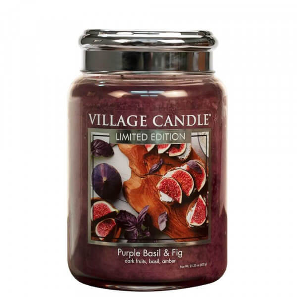 Purple Basil & Fig 626g von Village Candle