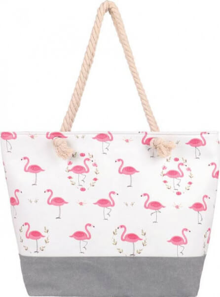 Shopping-Tasche 014 Nature (Flamingos)