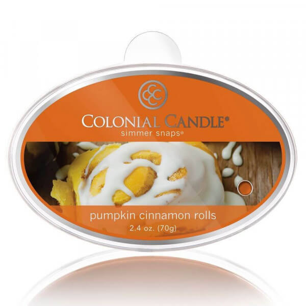 Colonial Candle - Pumpkin Cinnamon Roll Simmer Snap 70g