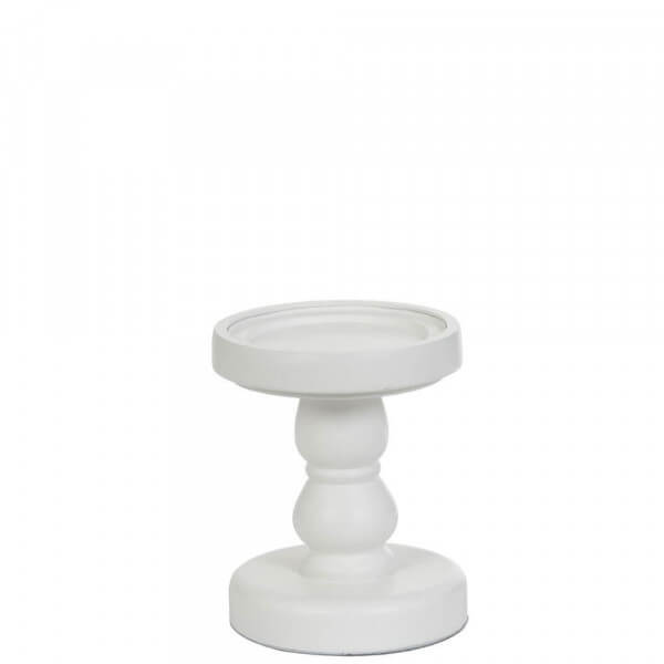 Yankee Candle White Wood Candle Stands klein