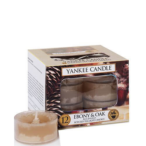 Yankee Candle Ebony & Oak 12St Teelichte