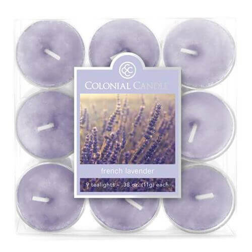 Colonial Candle French Lavender 9 Teelichte