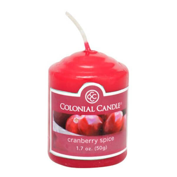 Colonial Candle Cranberry Spice Votivkerze 50g
