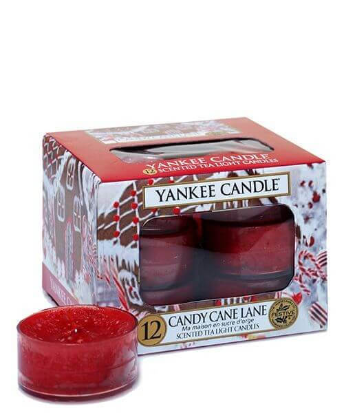 Yankee Candle Teelichte Candy Cane Lane