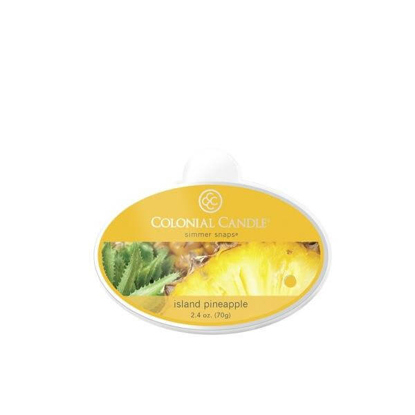 Colonial Candle Island Pineapple Simmer Snaps 70g