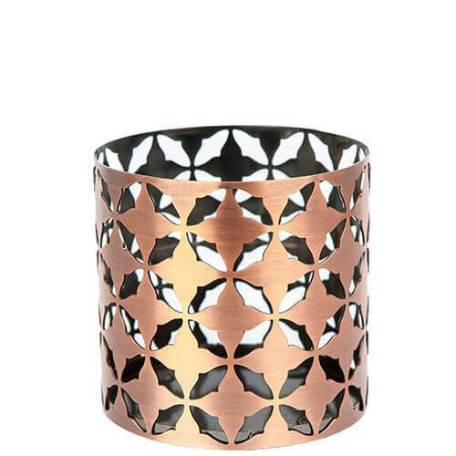 Yankee Candle Moroccan Copper Pillar Holder/ Fragrance Sphere Holder