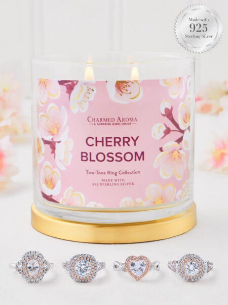 Cherry Blossom zweifarbig (Ring) Candle