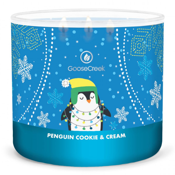 Penguin Cookie & Cream 411g (3-Docht)