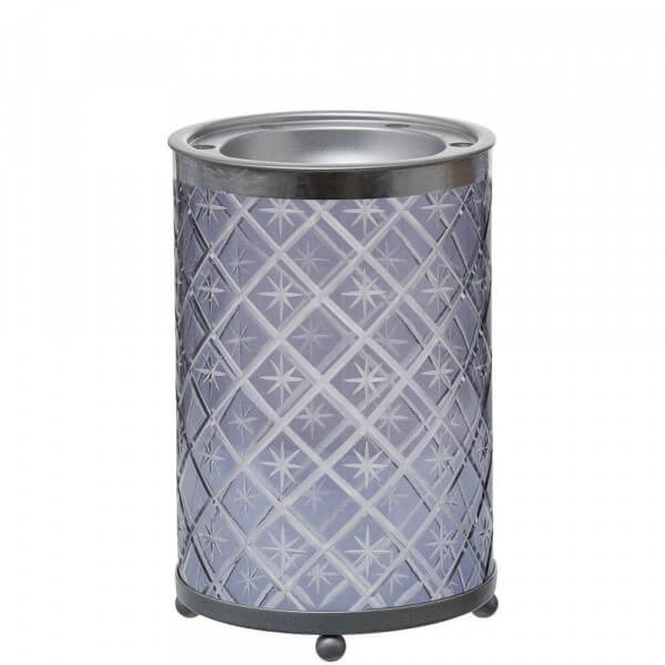 Grey Etched Star Duftlampe Yankee Candle
