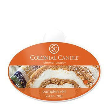 Colonial Candle Pumpkin Roll Simmer Snaps 70g
