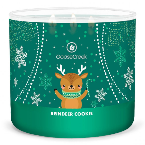 Reindeer Cookie 411g (3-Docht)
