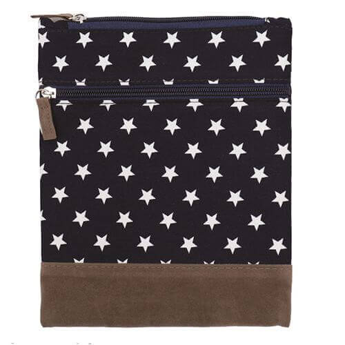 Canvas Crossbag 033 (Navy Stars)
