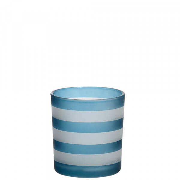 Yankee Candle - Coastal Stripe Teelichthalter dunkelblau