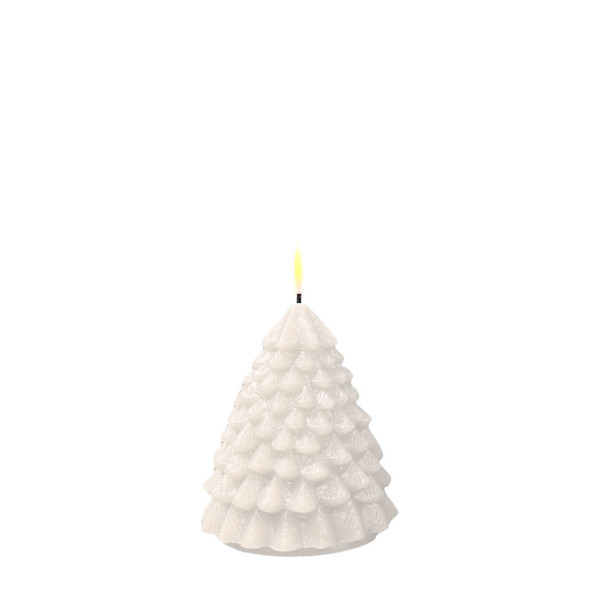 Weihnachtsbaum LED Kerze Weiß 11cm