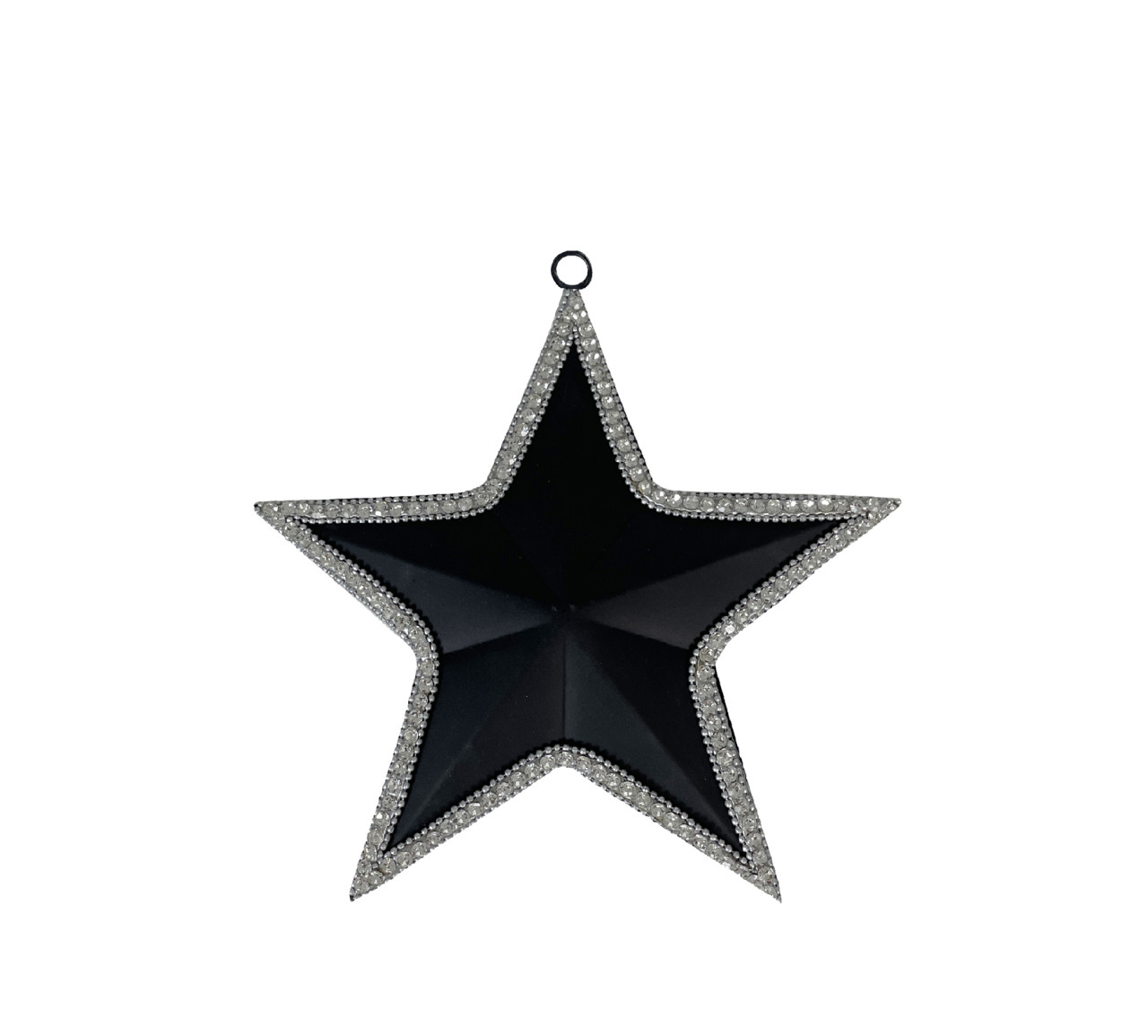 Dekohänger Tamin Stern schwarz 10cm