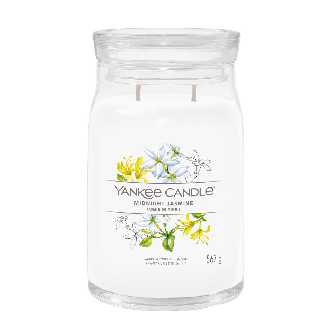 Midnight Jasmine Signature Large Jar 567g 2-Docht