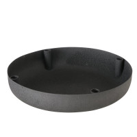 Kerzenleuchter Vassi rund schwarz