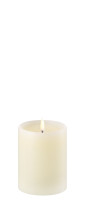 Uyuni LED Stumpenkerze shoulder 7,8x10cm Ivory
