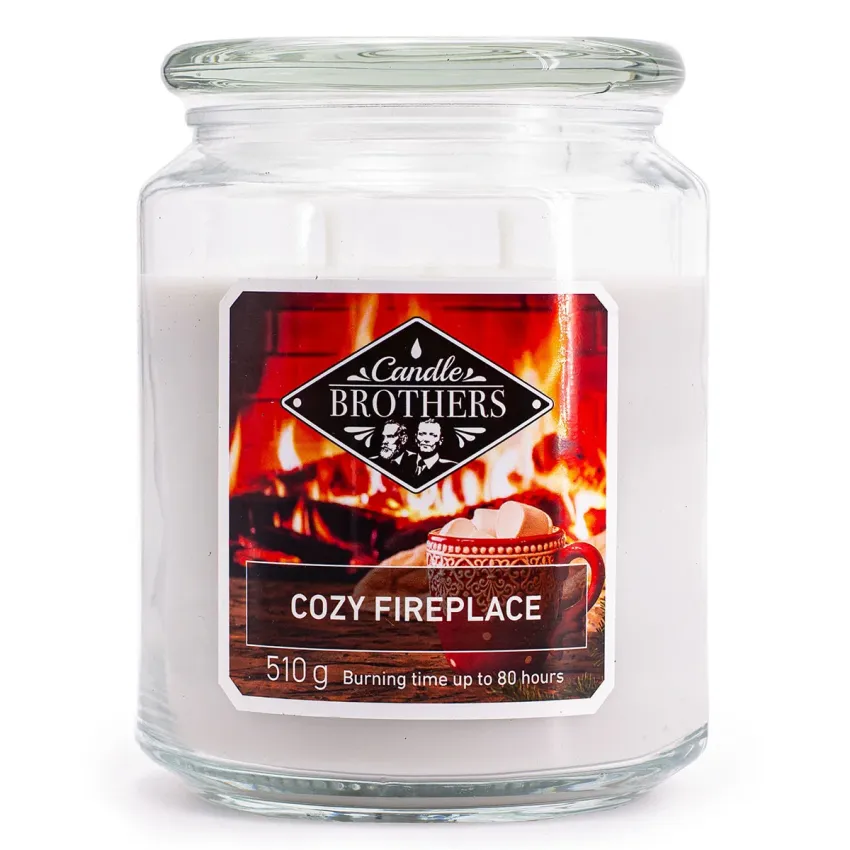 Cozy Fireplace 510g Candle Brothers Duftkerze